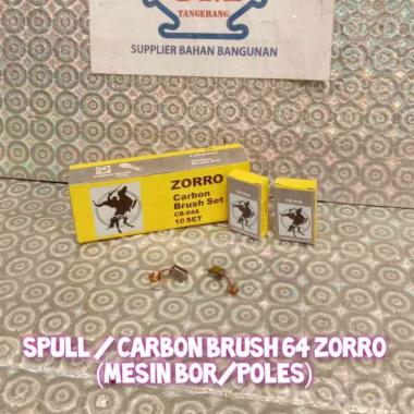 Spull / Carbon Brush 64 ZORRO (Mesin Bor/Poles)