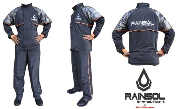 Promo Jas Hujan Axio karet Biru Pvc original like GMA - mantel raincoat