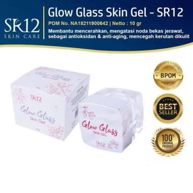 SR12 GLOW GLASS SKIN GEL / GLOW GLASS SKIN SERIES / GGS SR12 / PAKET GLOWING BPOM / MENCERAHKAN DAN 