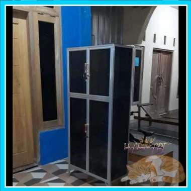Lemari Dapur Minimalis - Rak Piring Serbaguna Bahan Alumunium