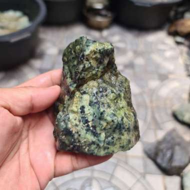BATU GIOK HIJAU LUMUT BAHAN313