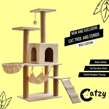 OEM Catzy / Cat Scratcher / Cat Condo / Cat Tree / Rumah Kucing / Anggora