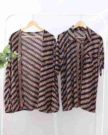 ATASAN KEMEJA BATIK PRIA ATASAN BATIK WANITA BATIK COUPLE BATIK PASANGAN BAJU PASANGAN BATIK MODERN 