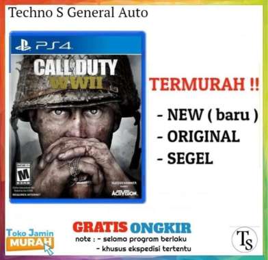 PS4 Call Of Duty WWII Original - Kaset PS 4 Call Of Duty World War 2