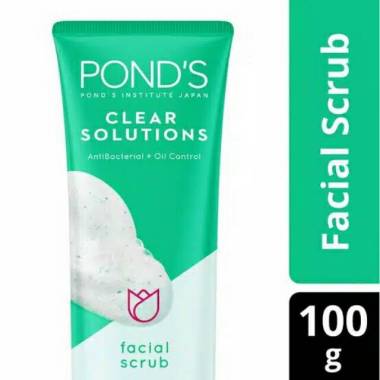 Jual POND'S Clear Solutions Facial Scrub Sabun Wajah [100