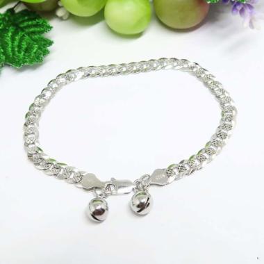 Beauty Culture BCGT087 Gelang Sisik Naga Besar Perhiasan Wanita - Silver [Original] silver