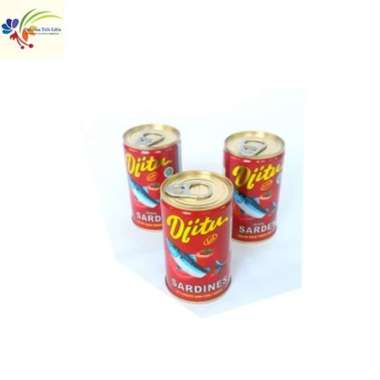 Sarden Djitu 1 Dus (50 Kaleng - 155 Gram )
