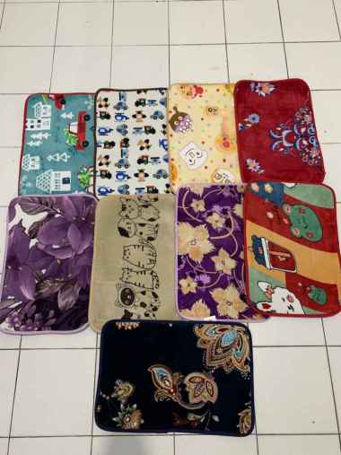 Keset Lantai Keset Ambal Malaysia Abstrak Minimalis Anti Slip