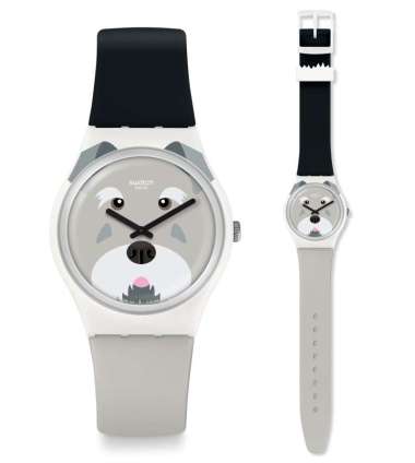 SWATCH GW210 - Jam Tangan Wanita - Schnautzi - Putih Putih