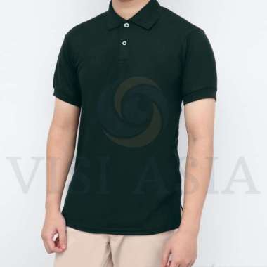 Jual Gudang Fashion Kaos Polos Kerah POL 55 Abu Muda