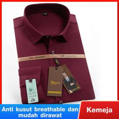 Jual Kemeja Pria Bisnis Formal Lengan Panjang Model Terbaru - Harga