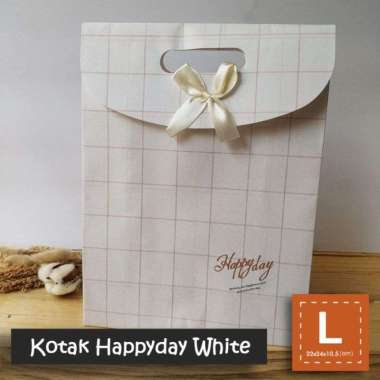 Jual Paper Bag Pita Motif - Kertas Kado - Ulang tahun - L PEACE & LOVE