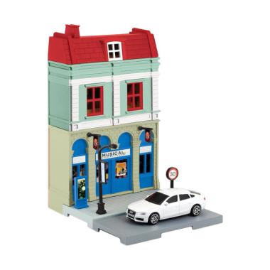 Jual RMZ City Fast Food Diecast Diorama Set - Whit e [1:64