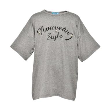 Versail Kids Teen Sablon Style Kaos Anak Perempuan M Grey