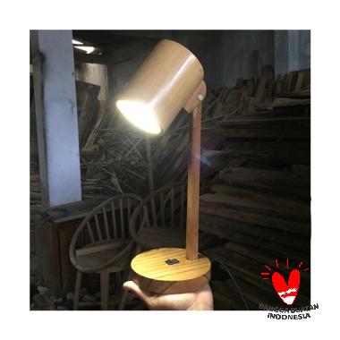 Lampu Belajar Unik Dari Kayu - Harga Kita