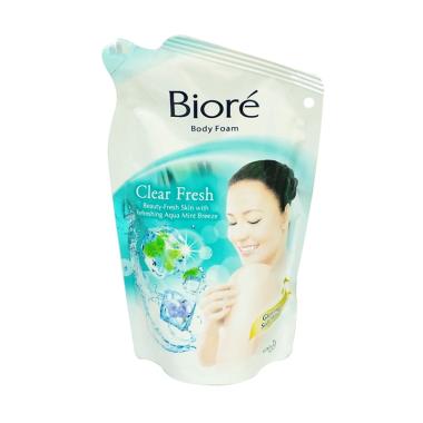 Jual Men's Biore Cool Oil Clear Double Scrub Facial Foam