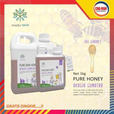 Jual Madu Murni Asli Tava Nektar Kaliandra Pure Raw Honey 600gr 1kg di