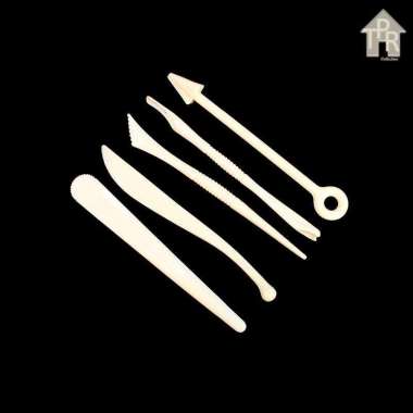 Alat Ukir Tanah Liat / Alat Ukir Pasir Kinetik Set - 5 Pcs