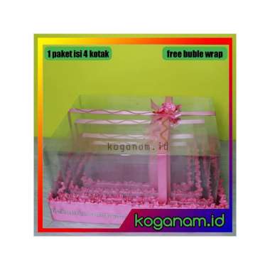 Hantaran Pernikahan tempat seserahan Kotak Kado Pernikahan Full Mika Isi 4 Rustic Berliant Kekinian 