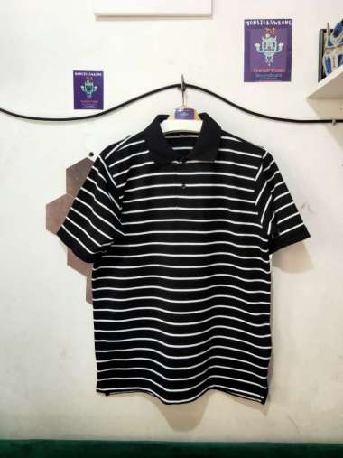 Jual Baju Garis Garis Kaos Hitam Putih Terbaru & Original - Harga Promo