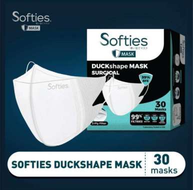 Promo Softies DuckShape Surgical Mask [ isi 30 masker] di Seller