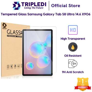 Jual Tripledi Tempered Glass Samsung Galaxy Tab S8 Ultra 14 6 Inch 2022