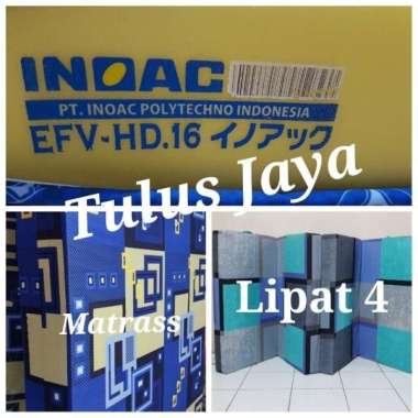 Kasur Busa INOAC Asli Lipat 4 - 200x90x20