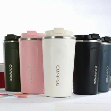 termos coffee stainless mug gelas kopi tumbler coffee portable a Warna