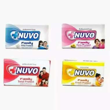 sabun nuvo batang 76gr Biru