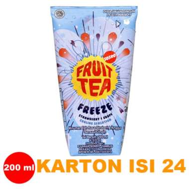 Jual Fruit Tea Sosro Strawberry Minuman Teh [Genggam/ 200