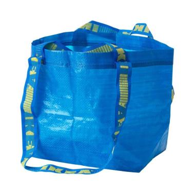 Ikea Brattby Tas Belanja [27 x 27 cm] biru tua/biru