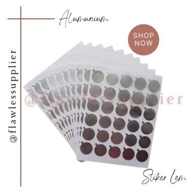 Stiker Bulat Cincin Lem Tinta Ring Glue Stiker Pallet For Eyelash Extension / Glue Paper / Sticker F
