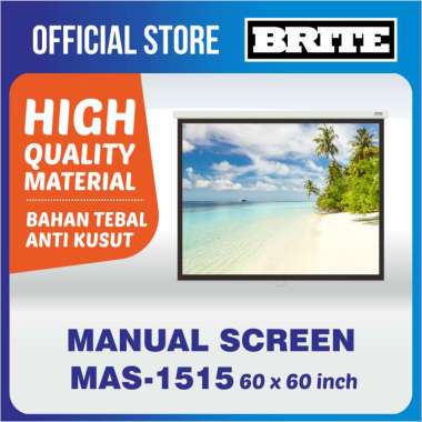 Jual SCREEN PROJECTOR Wall Motorized Layar Proyektor [70 x