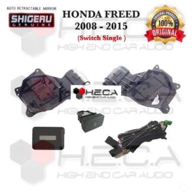 Spion Lipat Elektrik otomatis SHIGERU For HONDA FREED 2008 - 2015 HITAM