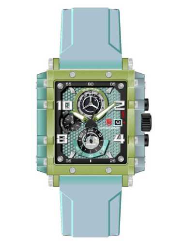 Jam Tangan Pria T5 Original Tali Rubber Tanggal dan Chrono Aktif Fashion Watch Free box dan Garansi 