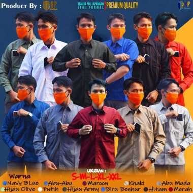KP ATRIBUT KEMEJA PDL SEMI FORMAL LENGAN PANJANG | KEMEJA PDL LAPANGAN PUTIH S