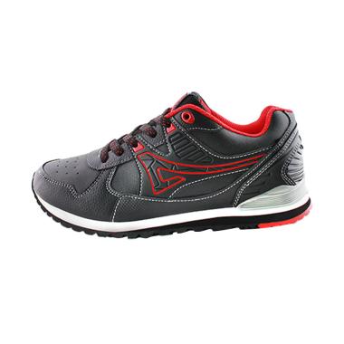 Jual Ardiles Teen Be RUn Tali Sepatu Anak Laki laki - Hitam Merah Online - Harga
