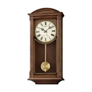 Jual Seiko QXH030B Wall Clock Automatic Chime Silencer Jam 