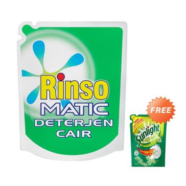 Jual RINSO Matic Liquid Top Load Detergen   t Pouch [1600 mL