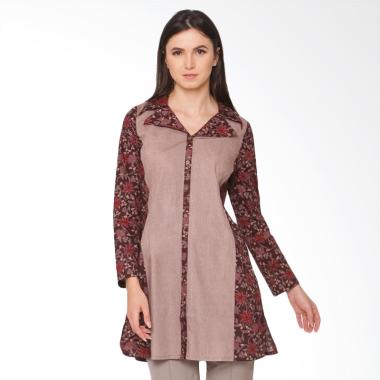 Jual A&D Fashion MS 772 Ladies Tunic Batik Wanita - Maroon