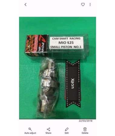 Noken As Racing Xeon Karbu 125 As Klep Cam Shaft Klep LHK NO Kawahara CLD SPS Ktech K-TECH K1 K2 Sta