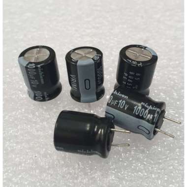 Elco Capacitor 1000uf 10v Nichicon