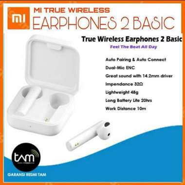 Jual Xiaomi Mi True Wireless Earbuds Basic 2 Tws Garansi Resmi Juni