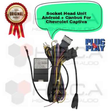 Socket PNP + Canbus Chevrolet Captiva Head Unit Android Plug And Play