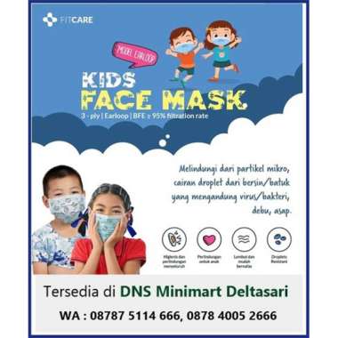 Masker Fitcare Anak Lengkap Harga Terbaru Juli 2022 | Blibli