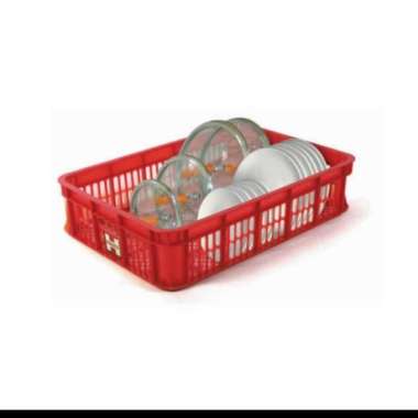 62x43x10 Box Container Hanata 2000 S Plastik Keranjang Industri Roti Gelas Piring
