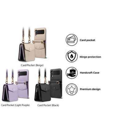 Jual Case Samsung Galaxy Z Flip 3 Ringke Folio Signature Card Slot