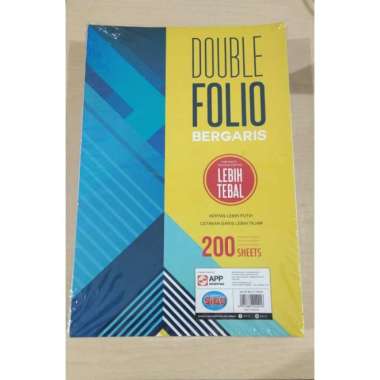 Jual Kertas Double Folio Bergaris 200 Terlengkap -    Harga Murah Juni