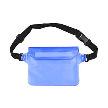 Jual G-smart Black Waterproof Waist Sport Bag for