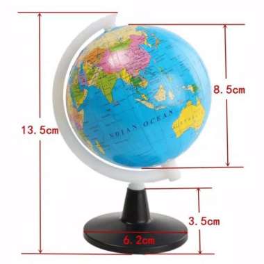 Jual Globe Mini Atlas Peta Bola Dunia Alat Edukasi Anak Laki Laki